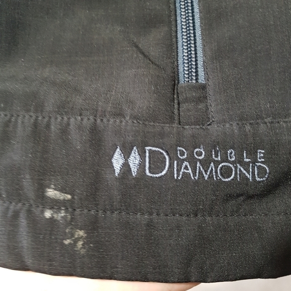 Black Diamond Double Diamond Softshell Full Zip Fleece Lined Ski Jacket - Picture 15 of 16